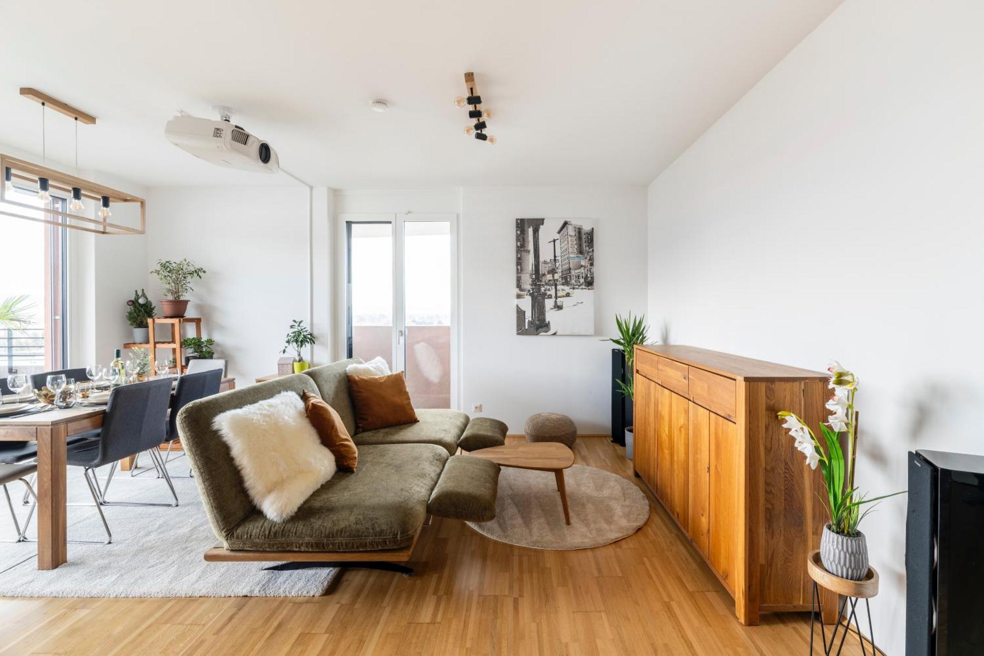 Edler Wohnraum Panoramablick 3 Sz Boxspringbetten, E-Ladestation, Kaffeevollautomat, Klima, Lift, Terrasse & 2Xtg グラーツ エクステリア 写真